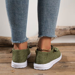 Large Size Canvas Shoes Women's European And American Style Light Buckle