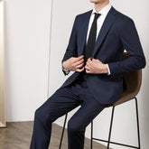 Men's All-match Casual Bamboo Fiber Suit Suit