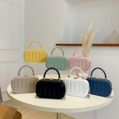 Chain Box Bag Women's Fashion Simple Portable Shoulder Messenger Bag