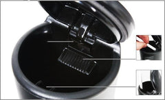 Covered ashtray for automobiles