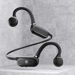 Bone Conduction Bluetooth Headset Is Painless In Both Ears Not In Ears Sports Mobile Phones