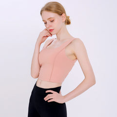 Beauty Back Quick-drying Spaghetti Straps Exercise Vest