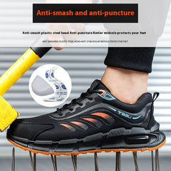 Men's Wearable Shoes Anti-smashing And Anti-penetration Lightweight And Comfortable Shoes