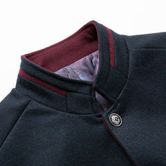 Business Stand Collar Woolen Coat