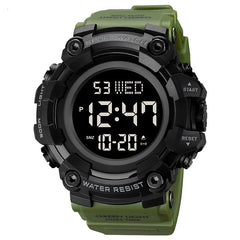 Fashion Large Dial Watch For Male Students Trendy Waterproof
