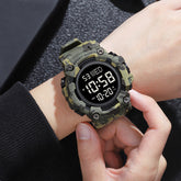 Fashion Large Dial Watch For Male Students Trendy Waterproof