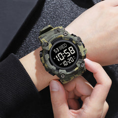 Fashion Large Dial Watch For Male Students Trendy Waterproof