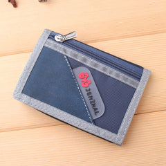 Jemiru Tri-fold Canvas Wallet Men's Short