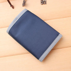 Jemiru Tri-fold Canvas Wallet Men's Short