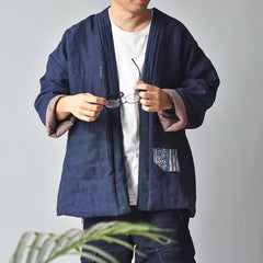 Loose Cardigan Retro Chinese Style Cotton Coat