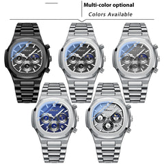 Multifunctional True Three Eyes Six-pin Men's Watch