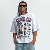 Original Street Men's Short-sleeved T-shirt With Gun Printing