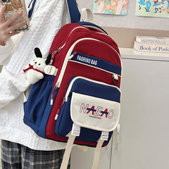 Multi-layer Oversized Backpack For Junior High School Students