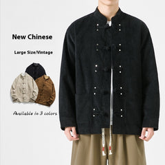 Costume Han Costume Improve Cloth Cover Corduroy Jacket
