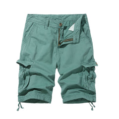 Spring Men's Cargo Shorts Multi-pocket Plus Size