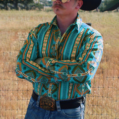 Men's Cardigan Retro Plaid Stripe Pattern 3D Printing