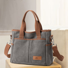 Women's All-match Simple Portable Canvas Bag