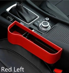 PU Car Organizer Seat Gap Storage Box Car Seat Side Slit for Wallet Phone Coins Cigarette Keys Cards Car Accessories