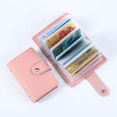 Anti-degaussing Creative Leather Multiple Card Slots PU Bank Card Package