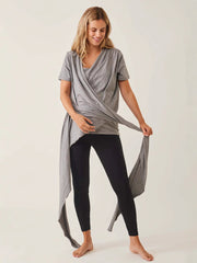 European And American Summer Maternal And Child DDMOMMY Short Sleeve Postpartum Nursing Top