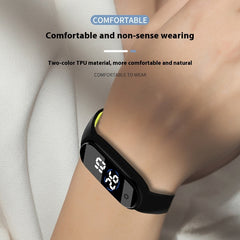 Waterproof Student Two-color Sports Bracelet Watch