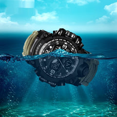 Multifunctional Sports Watch Outdoor Mountaineering Tactical Men's Waterproof