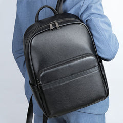Leather Large Capacity Business Computer Backpack