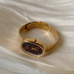 Retro Ankela Red Series Chain Watch Women