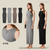 Lady Like Woman Vest High-grade Slim Fit Slimming Knitted Dress