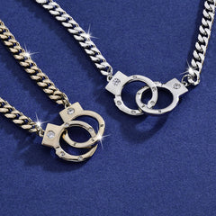 Universal Titanium Steel Handcuffs Necklace