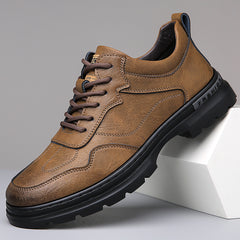 Men's Daily Casual Leather Shoes Outdoor Mountaineering