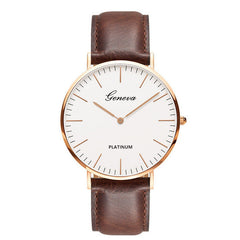 Quartz Ultrathin And Simple Belt Men's Watch