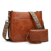 Women's Large Capacity Retro Messenger Bag