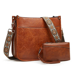 Women's Large Capacity Retro Messenger Bag