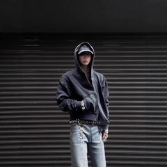 Men's Vintage Zipper Cardigan Casual Jacket