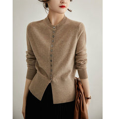 Spring And Autumn Slim Fit Slimming Cashmere Sweater Cardigan