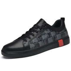 Men's Flat Fashionable Cowhide Casual Shoes