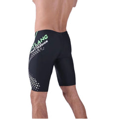 Quick-drying Swimming Pool Training Mid-length Professional Trunks