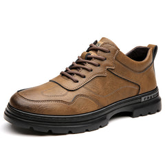 Men's Daily Casual Leather Shoes Outdoor Mountaineering