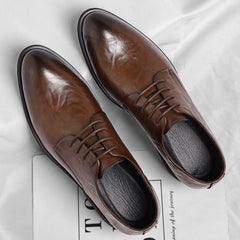 Men's Retro Formal Business Pointed Leather Shoes
