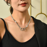 Universal Titanium Steel Handcuffs Necklace