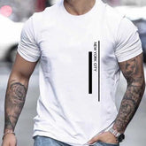 Men's Summer Loose Print Casual Round Neck Short Sleeves