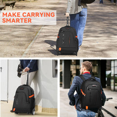 Fashion Personality New Multi-function Trolley Backpack
