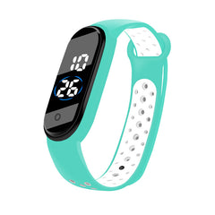 Waterproof Student Two-color Sports Bracelet Watch