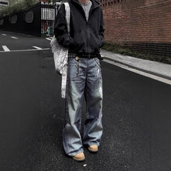 Men's Vintage Zipper Cardigan Casual Jacket