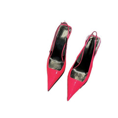 High Heel French Style Temperament Baotou Slingback Sandals