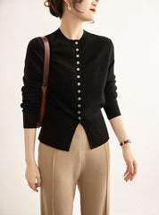 Spring And Autumn Slim Fit Slimming Cashmere Sweater Cardigan