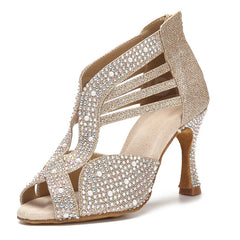Diamond-encrusted Senior Dance Shoe Women