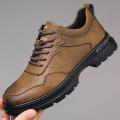 Men's Daily Casual Leather Shoes Outdoor Mountaineering