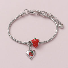 Sweet Cute Love Fruit Strawberry Bracelet